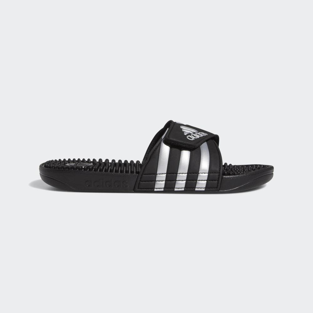 Adidas Women's Adissage Slides Black/Silver Metal Ireland G28843